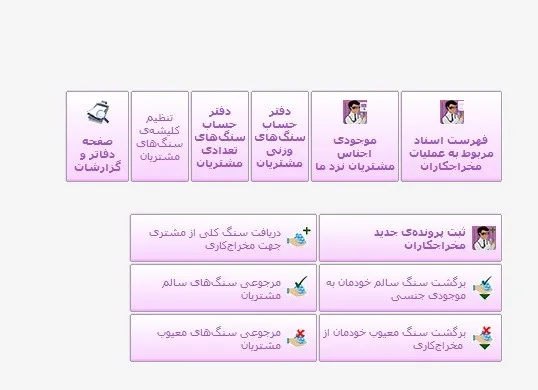 صفحه گزینه های مخراج کاران در مسبح ماندگار