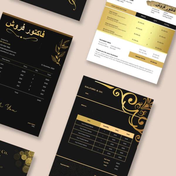 فاکتور طلا و جواهر نویسی