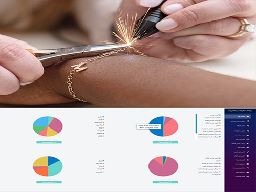 ثبت دقیق تعمیرات طلا و جواهر